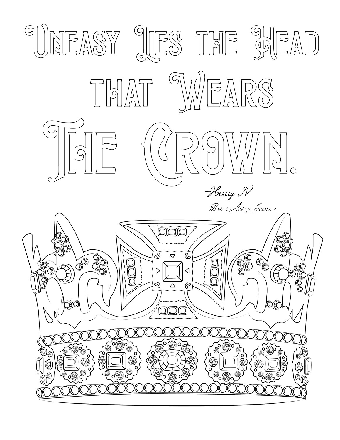 Color the bard a coloring book featuring the sonnets sound and fury of william shakespeare