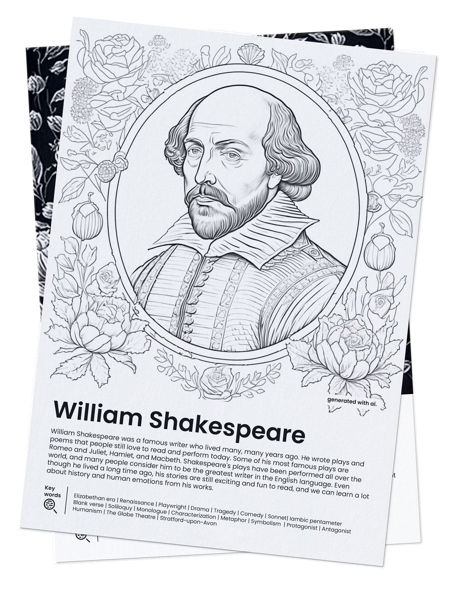 Shakespeare info sheet â education