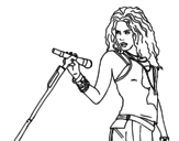 Shakira coloring pages