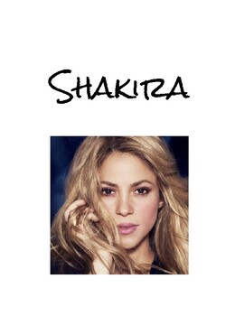 Shakira un mes de canciones by profe sydney tpt