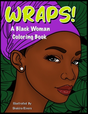 Wrap a coloring book for black women paperback buxton village books