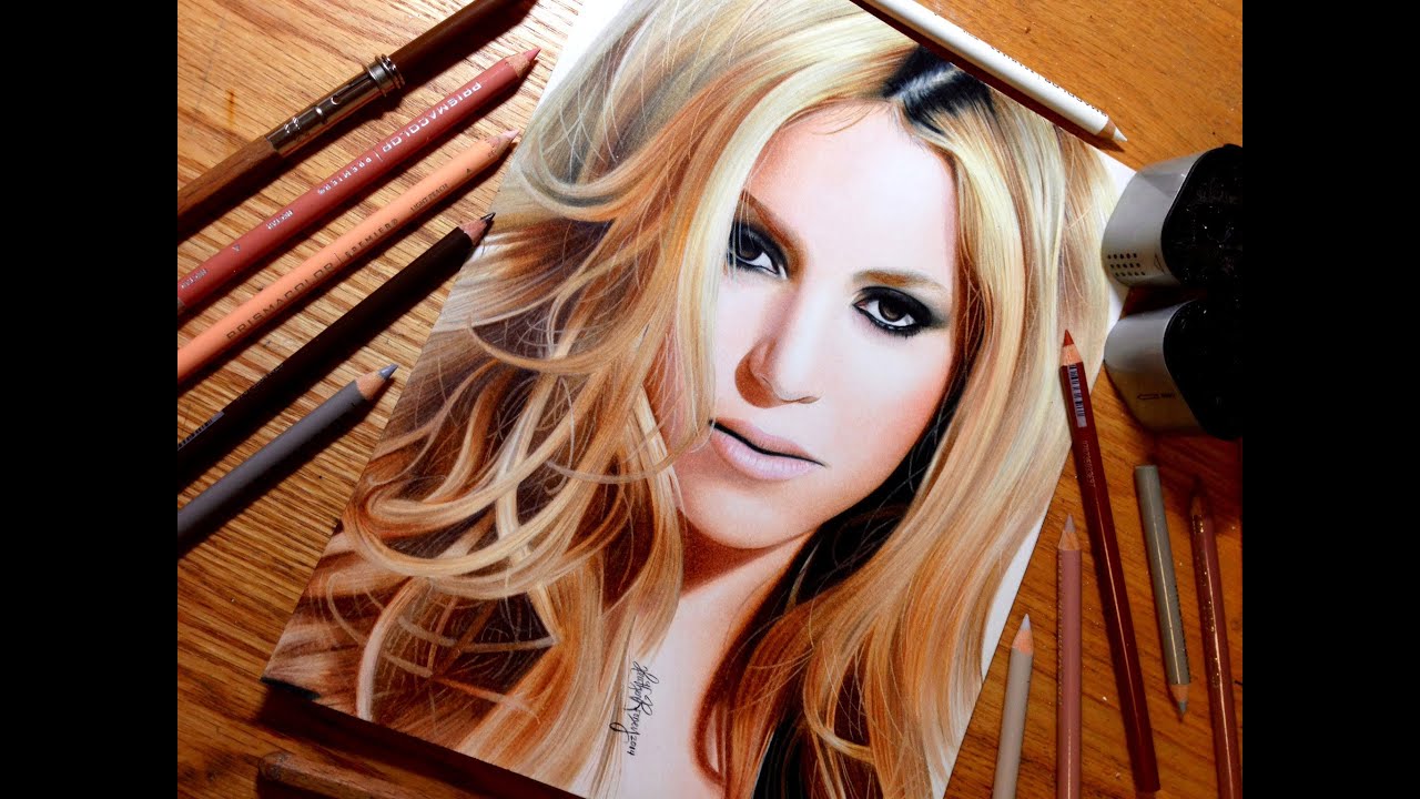 Drawing shakira