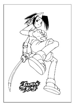 Vibrant and exciting shaman king coloring pages for young artists