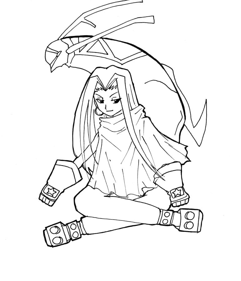 Shaman king coloring pages printable for free download