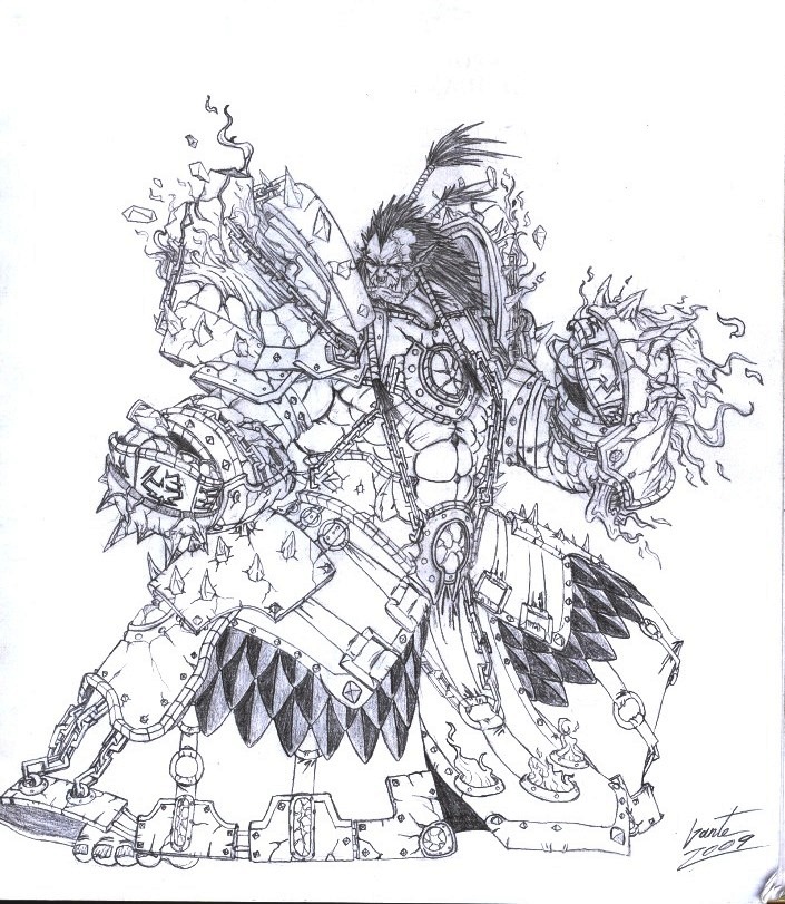 Orc shaman by greyall on