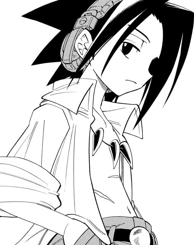 Shaman king coloring pages printable for free download