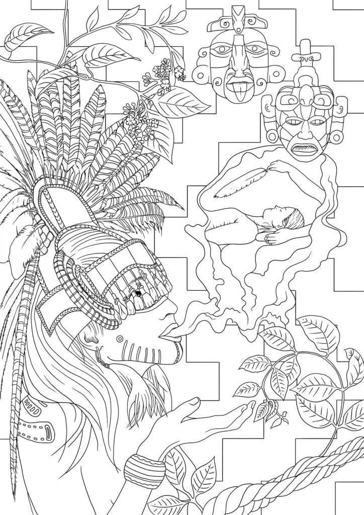 Shamans â we are what makes us human â free coloring sheets