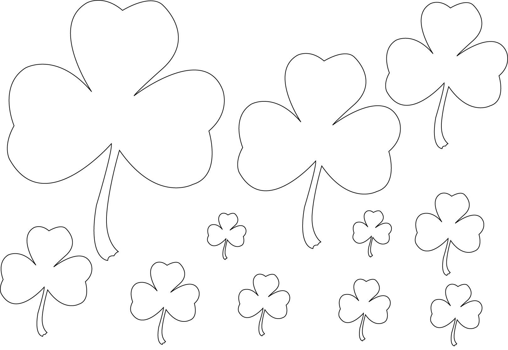 Shamrock coloring pages pictures free printable coloring pages free coloring pages coloring pages
