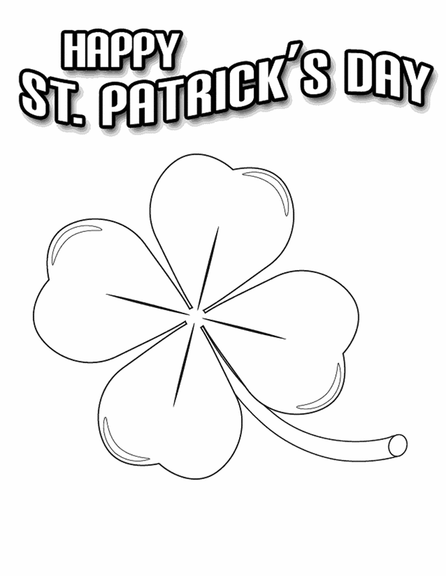 Shamrock coloring pages free printable coloring pages printable coloring pages coloring pages