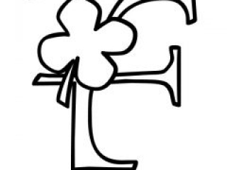 Best alphabet shamrock coloring pages for kids