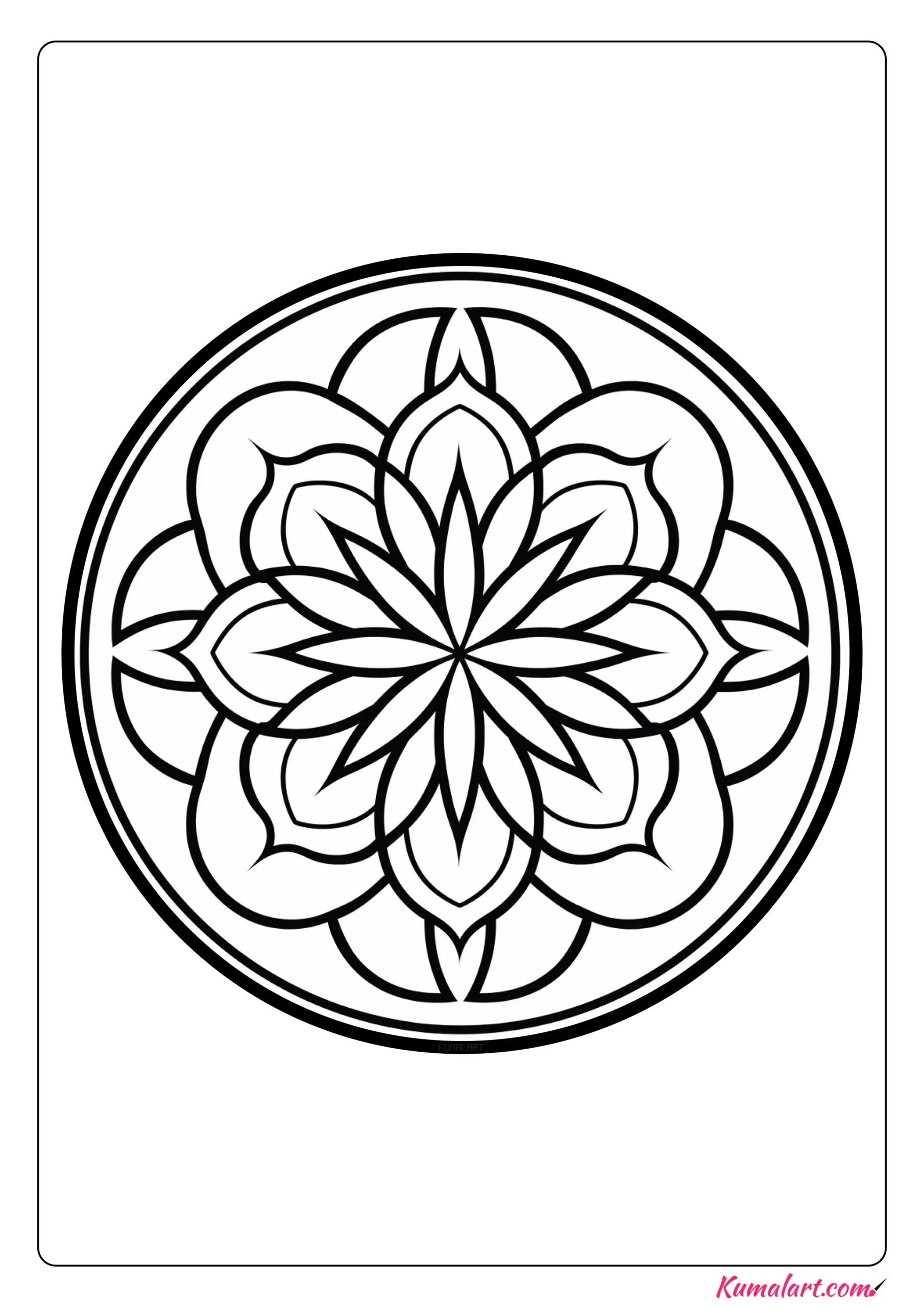 Ð free a mandala coloring pages