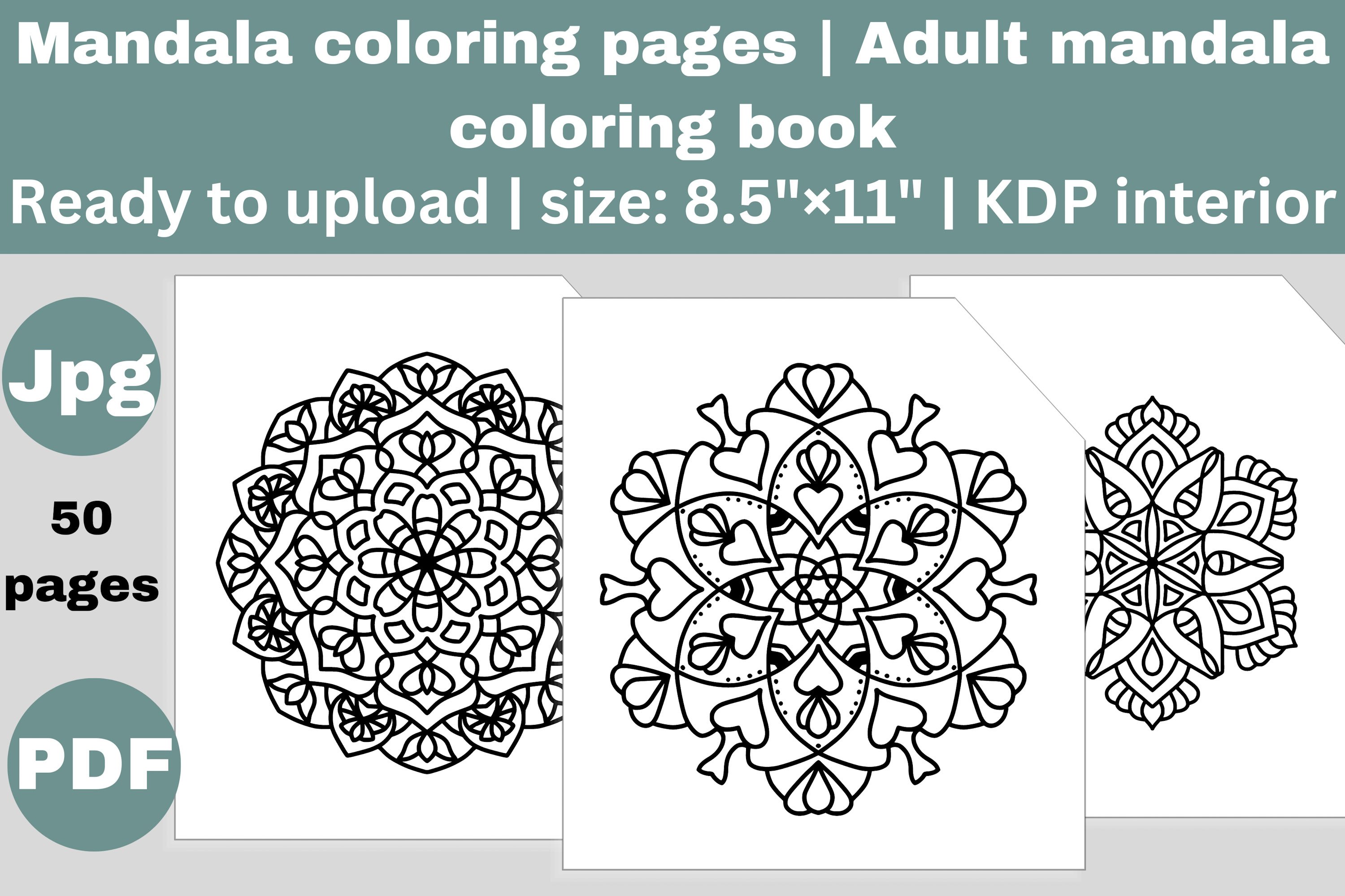 Mandala coloring pages for kids or adults coloring pages