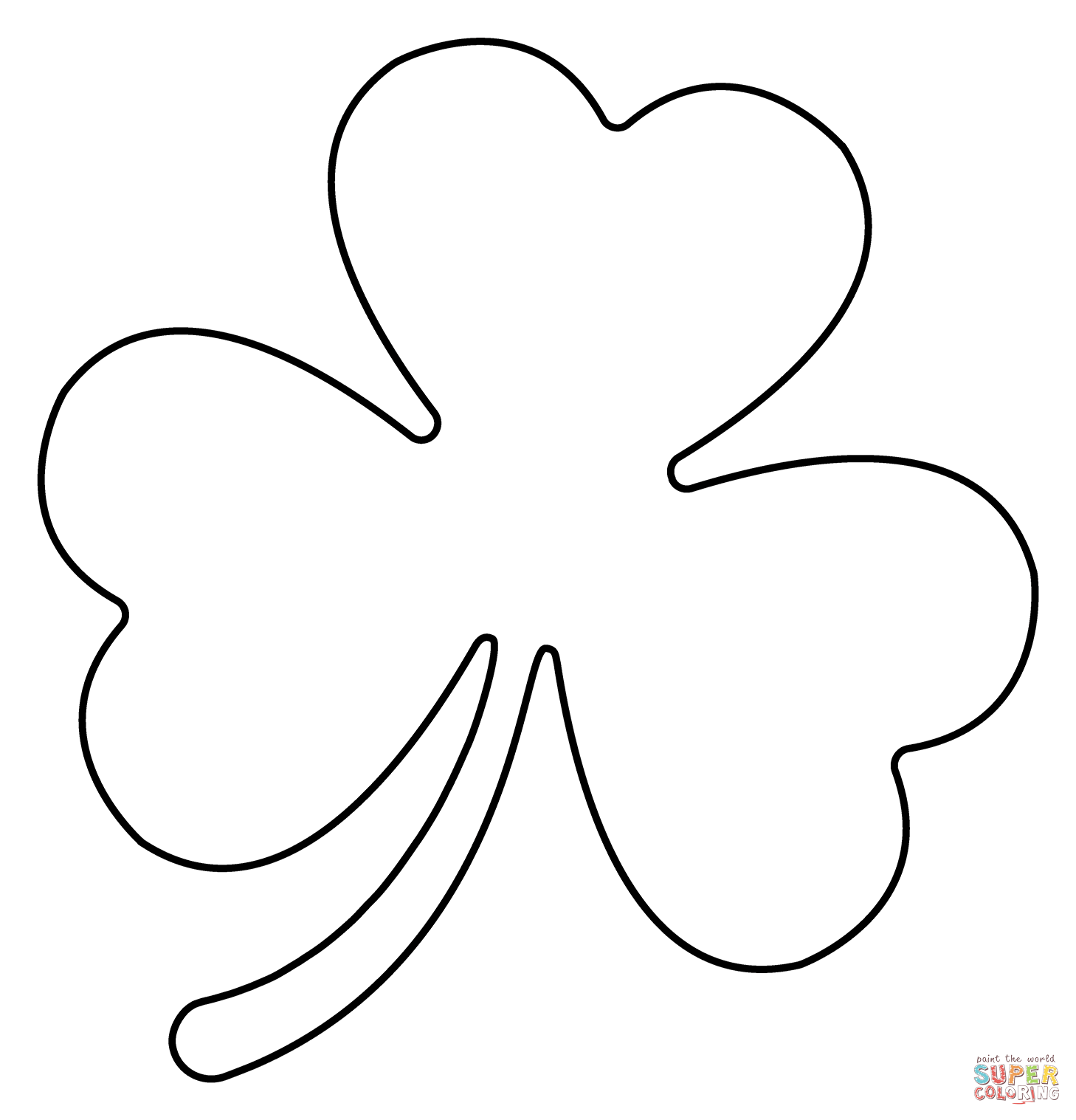 Shamrock emoji coloring page free printable coloring pages