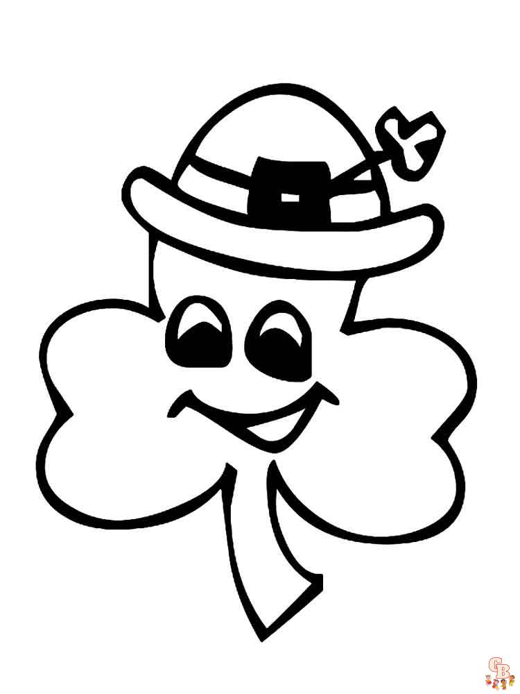 Clover coloring pages fun and free printable pages for kids