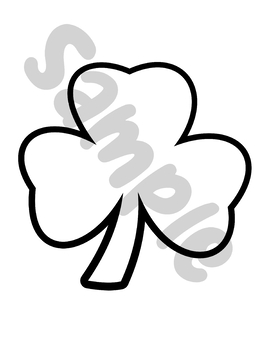 Shamrock template