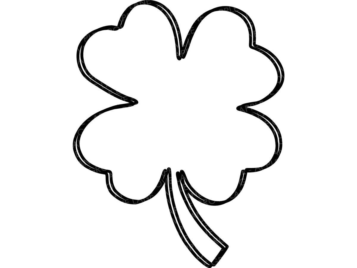 Shamrock outline svg