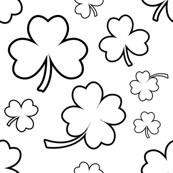 Shamrock outline vector images