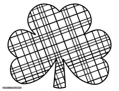 Shamrock coloring pages