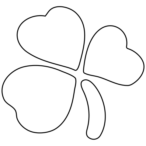 Shamrock emoji coloring page free printable coloring pages