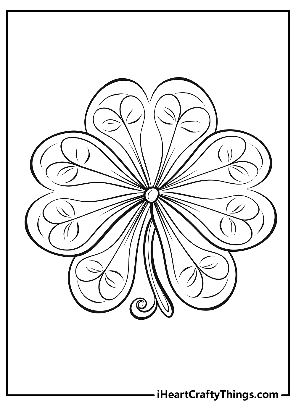 Shamrock coloring pages updated