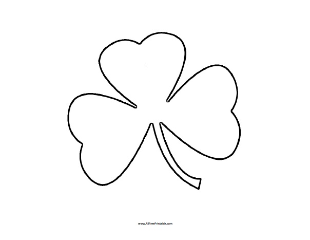 Shamrock coloring page â free printable