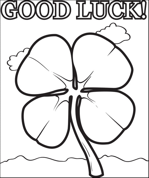 Printable shamrocks coloring page for kids â