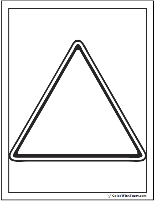 Shape coloring pages â digital pdf squares circles triangles