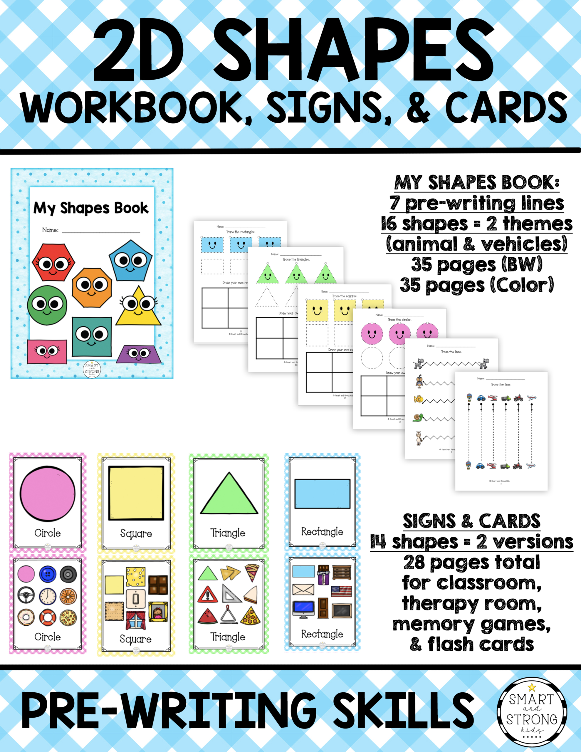 D shapes worksheets pdf signs and cards