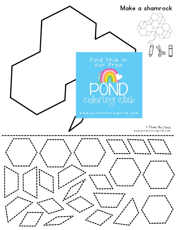 Shapes â pond coloring club