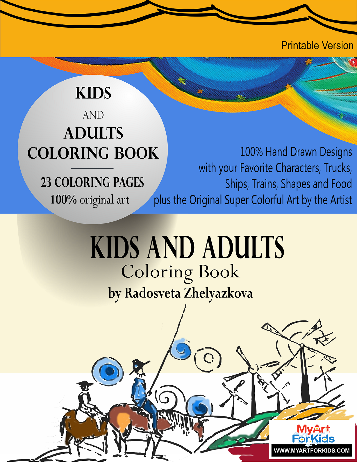 Coloring ebook my art for kids