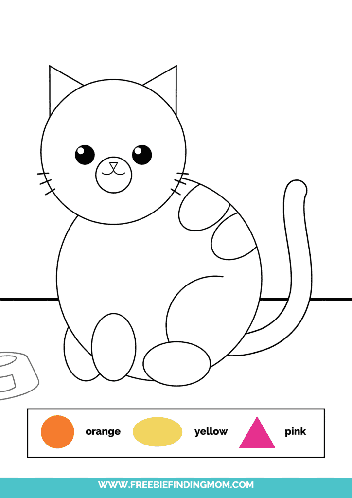 Printable shapes coloring pages pdfs