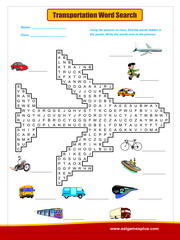 Shapes wordsearch puzzle worksheet