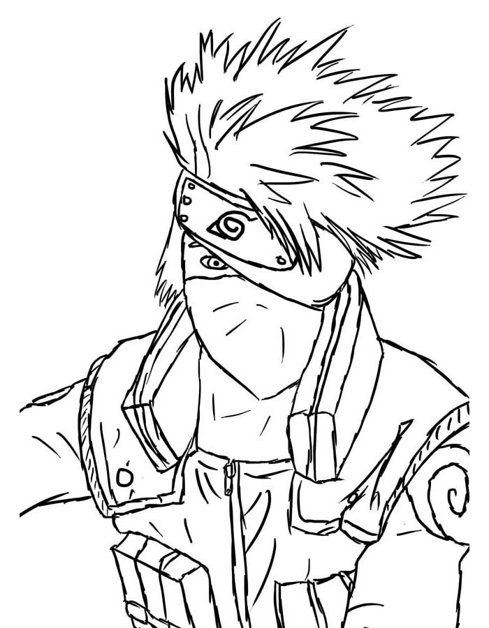 Kakashi coloring pages free personalizable coloring pages