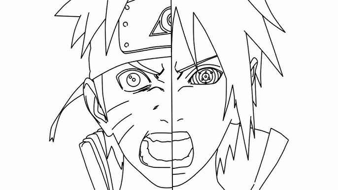 Naruto shippuden â coent dessiner sasuke uchiha ð sasuke angekyu sharingan