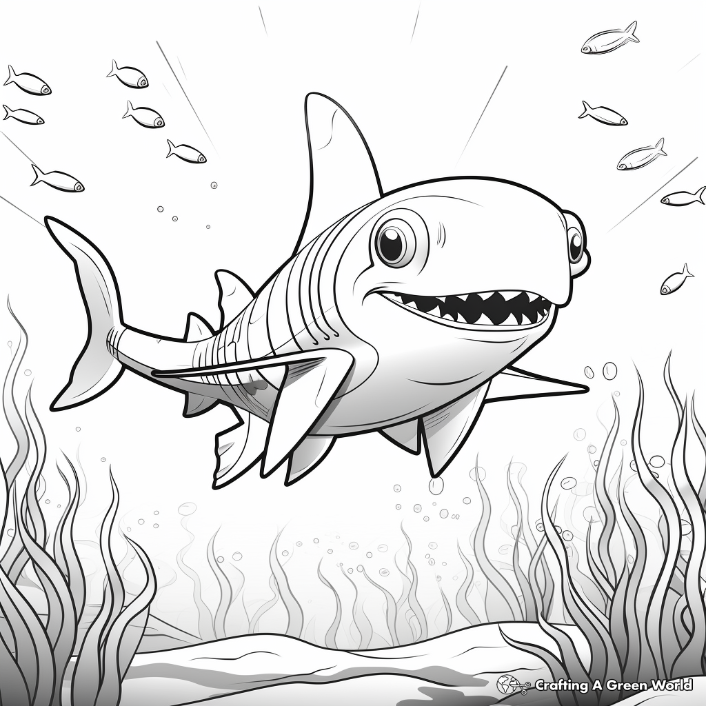 Shark week coloring pages