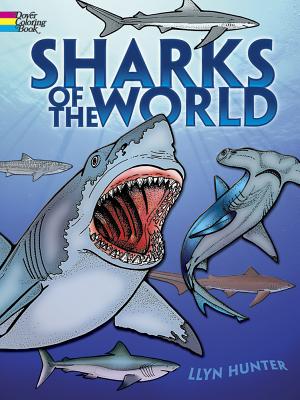 Sharks of the world coloring book paperback boswell book pany