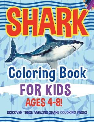 Shark coloring book for kids ages