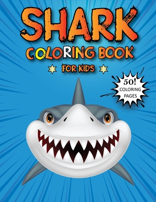 Shark coloring book for kids shark coloring and activity book for kids coloring page paperback books on the square