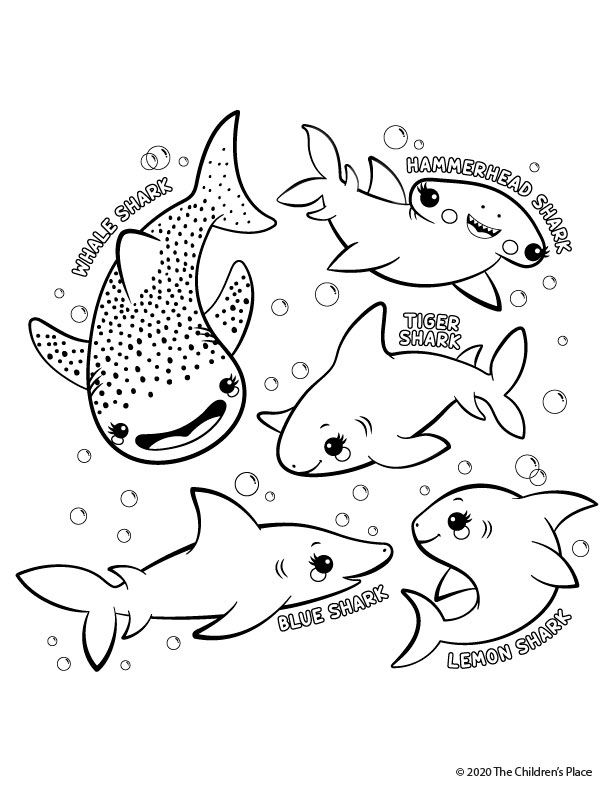 Coloring sheet whale coloring pages shark coloring pages ocean coloring pages