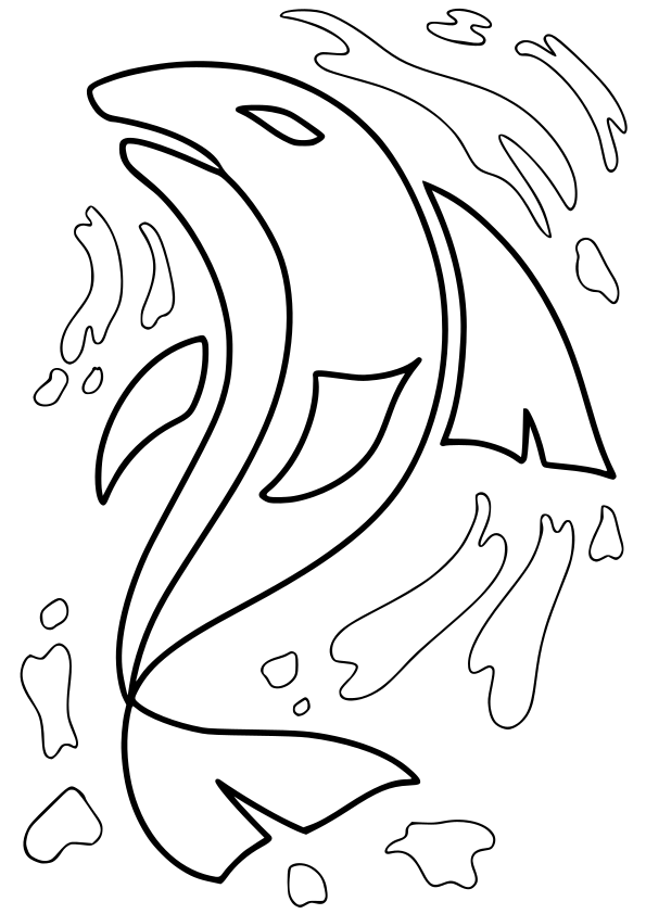 Shark drawing for coloring page free printable nurieworld