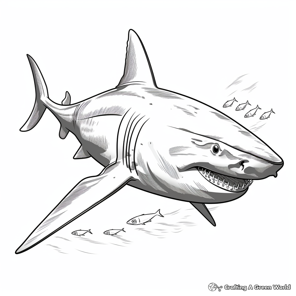 Shark coloring pages