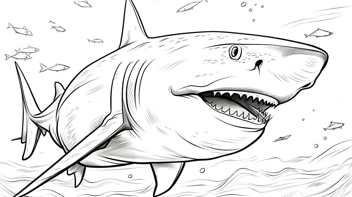 Amazing shark coloring page oregon background shark picture to color shark ocean background image and wallpaper for free download