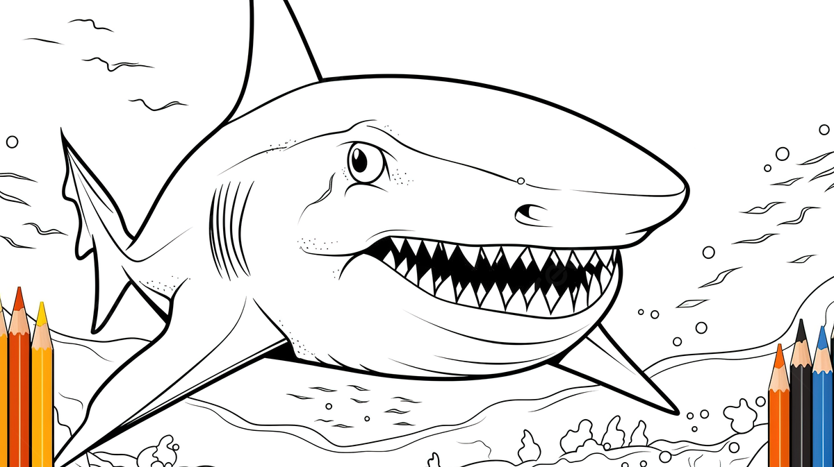 Shark coloring pages shark coloring pages coloring pages shark background shark picture to color shark ocean background image and wallpaper for free download