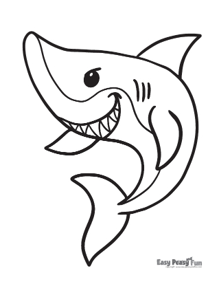 Shark coloring pages