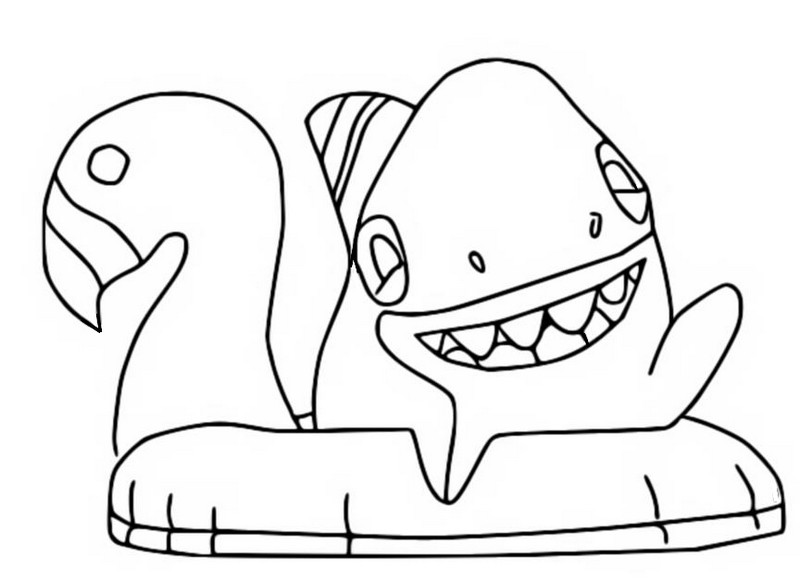 Coloring page flix may sharkdog