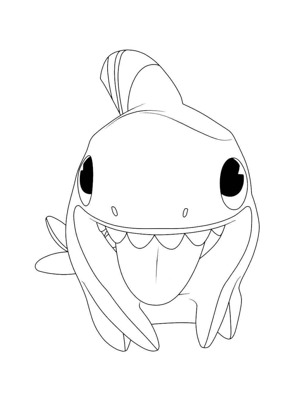 Sharkdog coloring pages