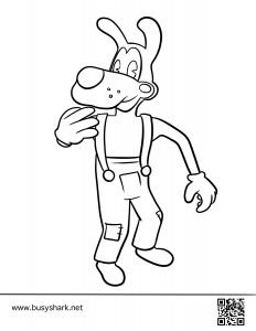 Buddy boris coloring page