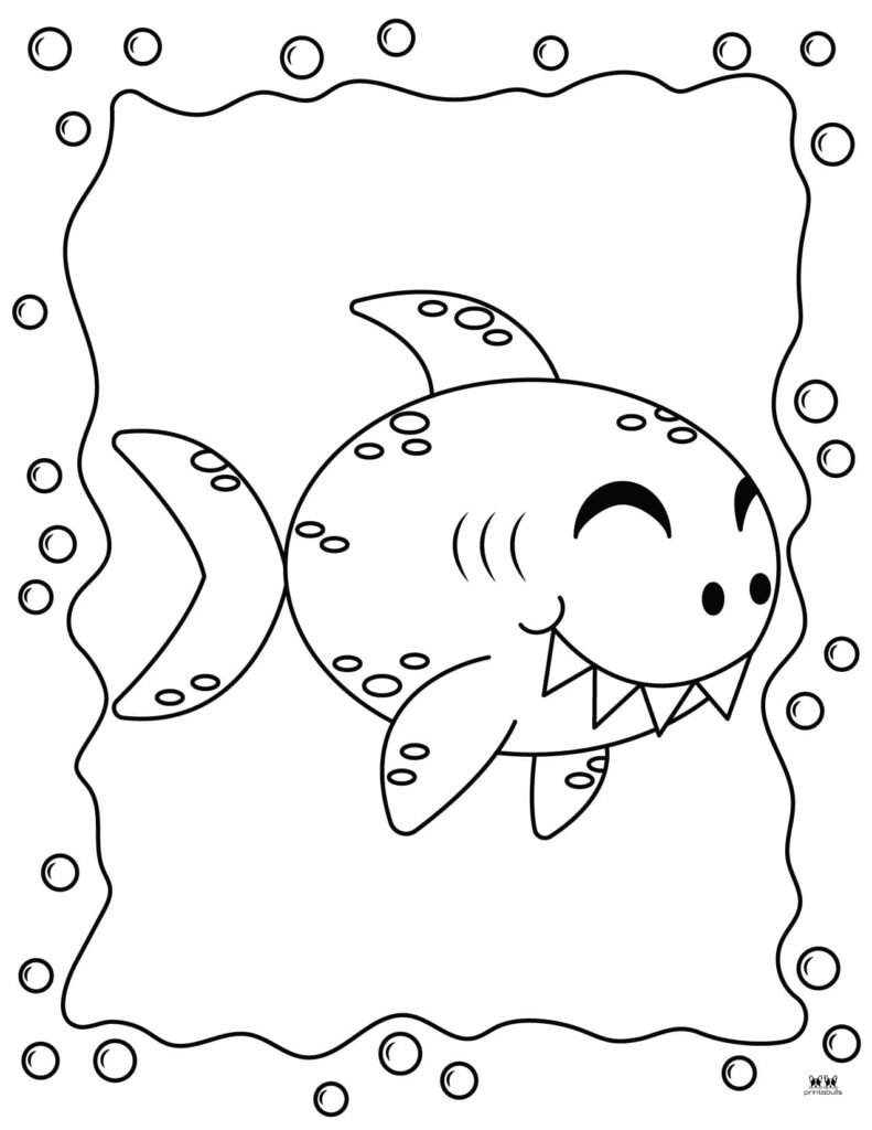 Shark coloring pages