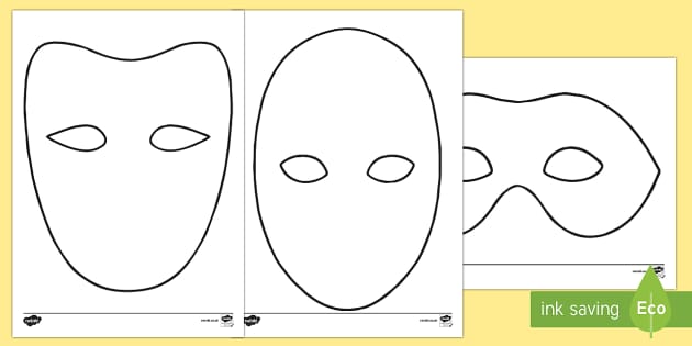 Doodle draft masks worksheet