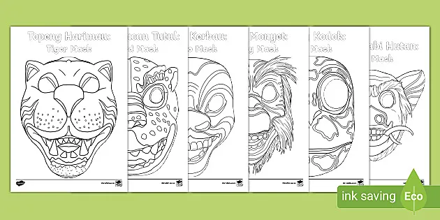 Doodle draft masks worksheet